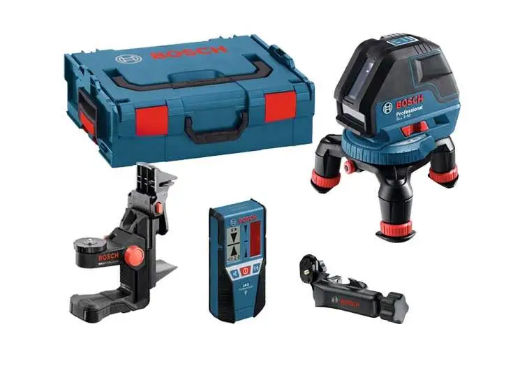 GLL 3-50 multiline laser + BM1 + LR2 ლაზერული ნიველირი 0601063803