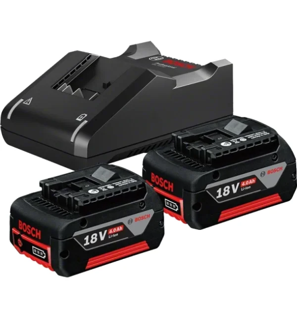 2 x GBA 18V 4.0Ah + GAL 18V-40 Professional 1600A019S0