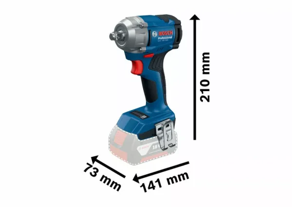 GDS 18V-350 Professional 06019M5021 უსადენო ქანჩდამჭერი