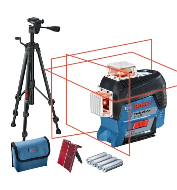 GLL 3-80 C BT 150 (carton kit) ლაზერული ნიველირი