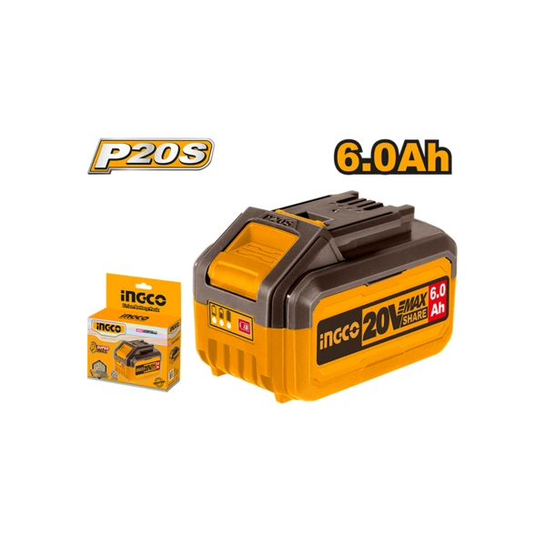 Li-Ion აკუმულატორი 20V-6Ah (FBLI2060)