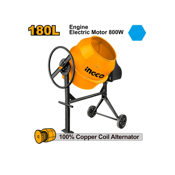 ელექტრო მიქსერი ბეტონისთვის 0.80KW (CM30-1)