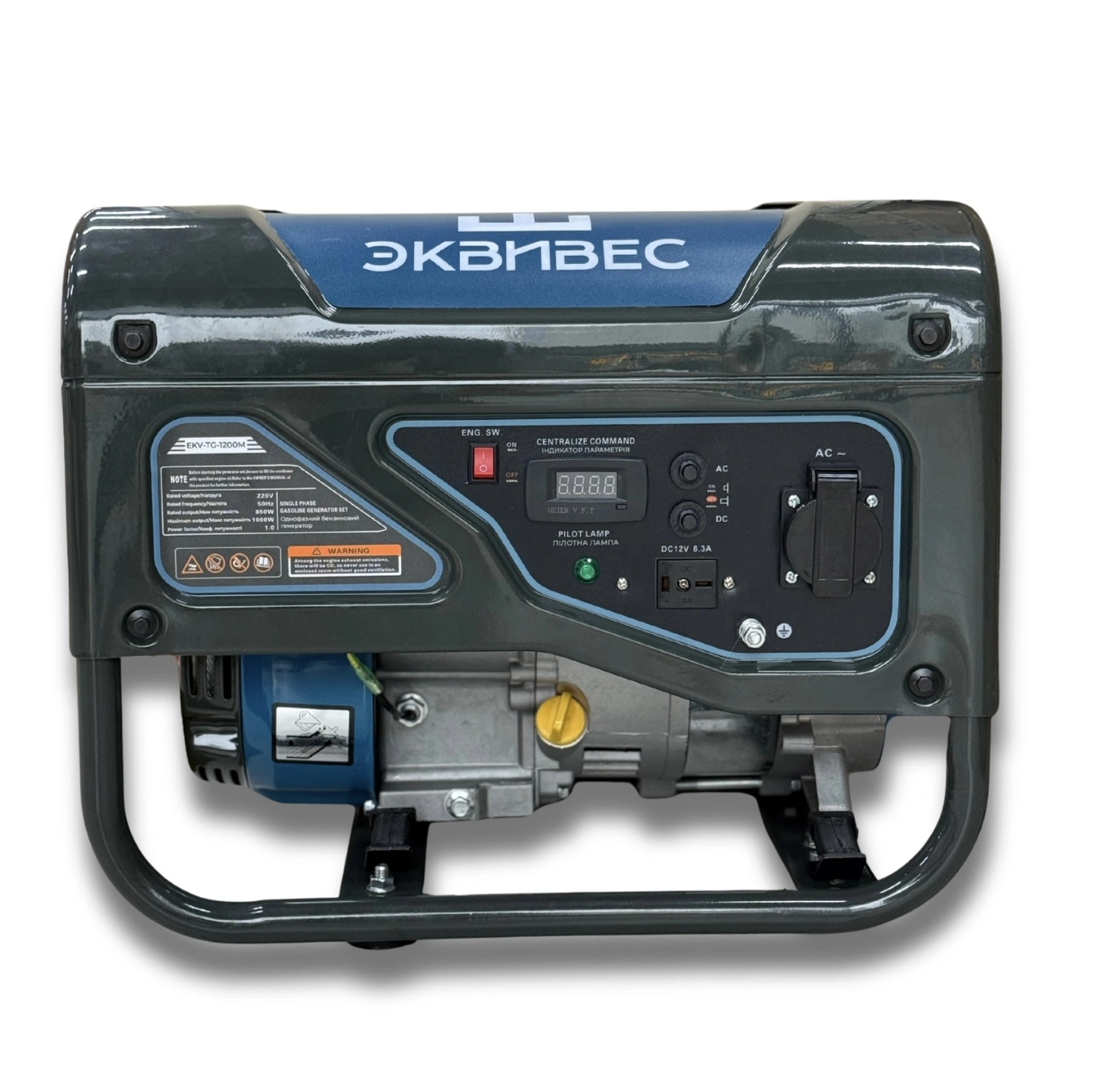 გენერატორი ბენზინზე 1KW ekv-tg-1200m