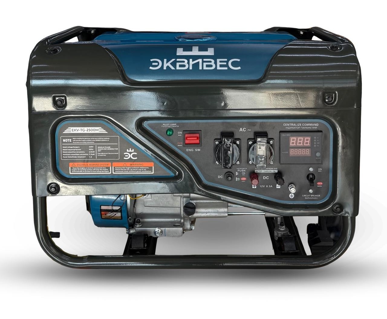 გენერატორი ბენზინზე 2.2KW EKV-TG-2500M